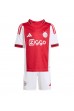 Ajax Kasper Dolberg #9 Jalkapallovaatteet Lasten Kotipeliasu 2025-26 Lyhythihainen (+ Lyhyet housut)